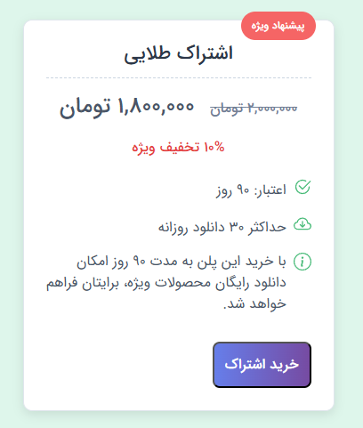 افزونه فروش اشتراکی محصولات دانلودی هم‌صدا